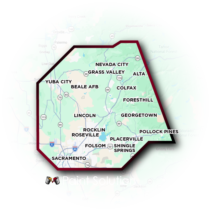 Service area map — Placer County, CA