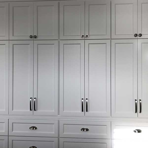 photo of cabinets after being repainted